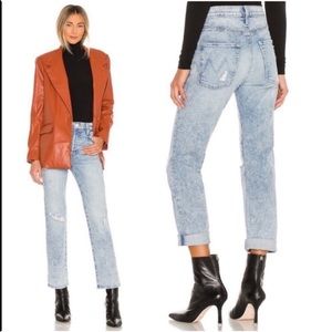 MOTHER The Scrapper Double Cuff in Out With The Old, In With The New in Size 29